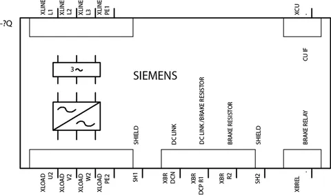 Siemens 6SL3210-1PE18-0AL1 SINAMICS PM240-2 IP20-FSA-A-400V-3KW — Inverter e convertitori di frequenza