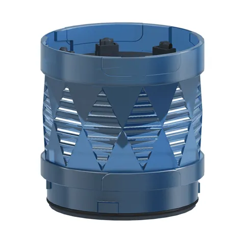 Schneider Electric XVUC46 Modular tower light, Harmony XVU, illuminated LED units, blue, 60mm, blinking, IP65, 24V AC DC — General Accessories