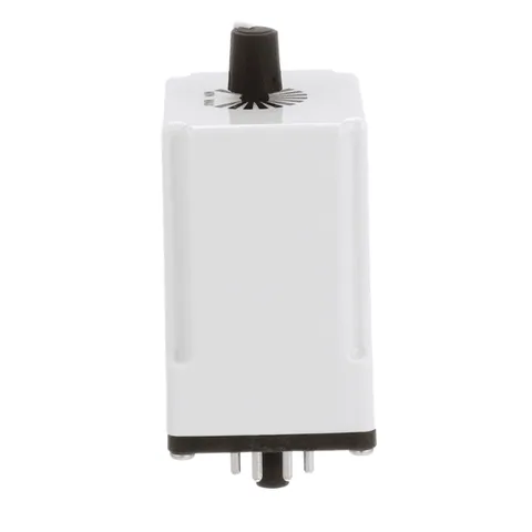 Schneider Electric 9050JCK18V20 Timing Relay, Type JCK, plug In, on delay, adjustable time, 0.6 to 60 minutes, 10A, 240 VAC, 120 VAC/110 VDC — General Accessories