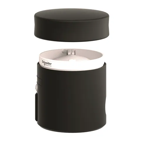 Schneider Electric XVBC21B Base unit with cover, Harmony XVB Universal, side cable entry, plastic with glass reinforced, black, 70mm, AS-Interface connection — Allgemeines Zubehör