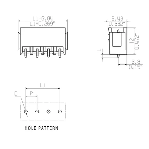 Weidmuller 1147670000 5.08 mm PCB Plug-in Connector, Male Header, 13 Poles, 180° — Accesorios generales