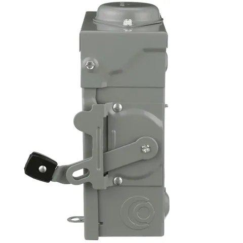 Schneider Electric DU222RB Safety switch, general duty, non fusible, 60A, 2 pole, 10hp, 240VAC, NEMA 3R, bolt on provision — General Accessories