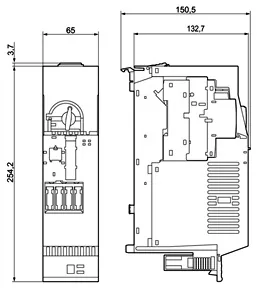 Siemens 3RK1301-0AB10-0AB4 HIGH-FEAT. DS ET200S DS1E-X HF, 0.3-3.0A — Contattori e relè