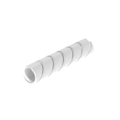 Panduit T25F-C10 Polyethylene Spiral Wrap, White, 0.1875" Min Dia., PK1 — Pipes & Hoses for Cables