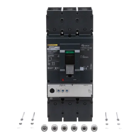 Schneider Electric LJL36600U31X Circuit breaker, PowerPacT L, 600A, 3 pole, 600VAC, 25kA, lugs, MicroLogic 3.3, 80% — Accessori generali