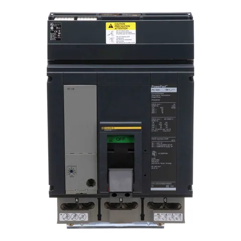 Schneider Electric PGA36100 Circuit breaker, PowerPacT P, 1000A, 3 pole, 600VAC, 18kA, I-Line, ET1.0l, 80%, ABC — General Accessories