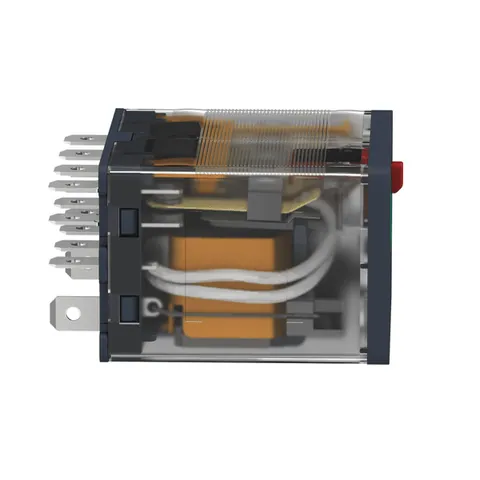 Schneider Electric RPM42P7 plug-in relay, Harmony electromechanical relays, 15A, 4CO, with LED, lockable test button, 230V AC — Styczniki i przekaźniki
