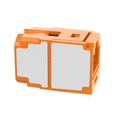 Panduit CC6X88OR UTP RJ45 Coupler Module Cat 6A, Orange — Industrial Cables & Wires