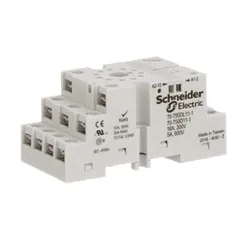 Schneider Electric 70-750DL11-1 Socket, SE Relays general purpose relay accessory, 3PDT, 16A, 600 V, 11 pins, screw clamp terminal, 750/750H series — Akcesoria ogólne