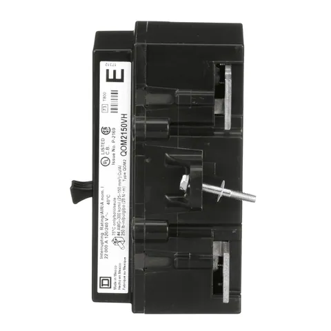 Schneider Electric QOM2150VH 150A 2-Pole Bolt On Main Circuit Breaker, QO Series — Accessori generali