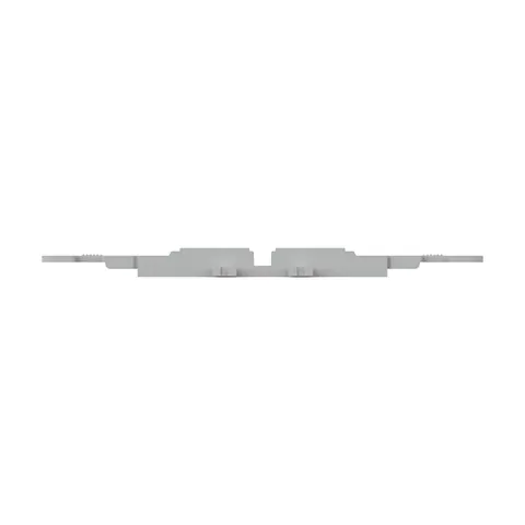 Wago 221-2502 Mounting carrier with strain relief; 2-way; for inline splicing connector with lever; for screw mounting; gray — Terminal Blocks