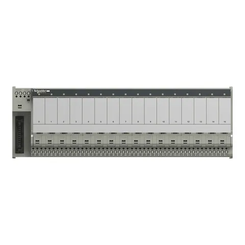 Schneider Electric ABE7P16T334 sub-base for plug-in relay ABE7 - 16 channels - fuses - relay 12.5 mm — Remote I/O & Communication