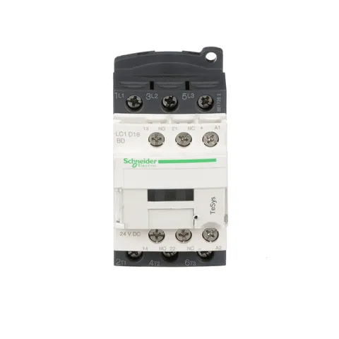Schneider Electric LC1D18BD Contactor IEC, TeSys Deca, 18A, 10HP, bobina de 24 V CC — Electrónica y PCB