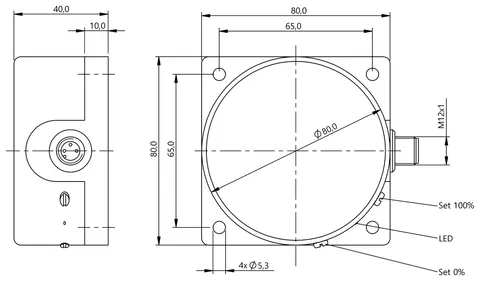 Balluff BAW003K Inductive distance sensors — Proximity & Inductive Sensors