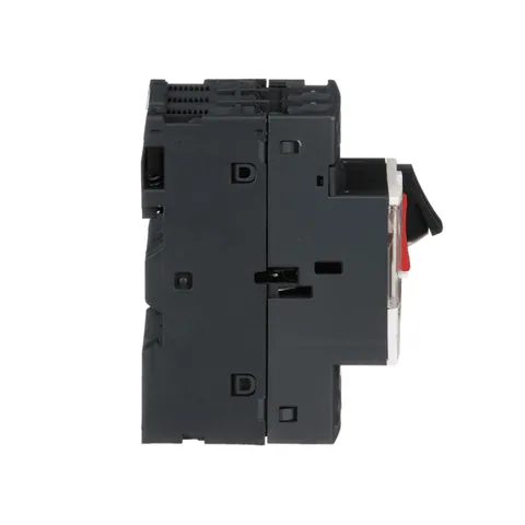 Schneider Electric GV2ME32 TeSys Deca Manual Starter and Protector, thermal magnetic circuit protector, push buttons, 24 to 32 A, screw clamp — Interruptores automáticos y fusibles