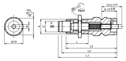 Pepperl+Fuchs 189303 P+F Intrinsically Safe Proximity Sensor — Allgemeines Zubehör
