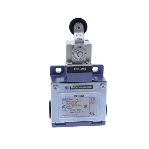 Schneider Electric XCKM115 Limit Switch XC Standard XCKM with Thermoplastic Roller Lever, 1NC+1NO, Snap Action, Pg11 — Switches & Modular Apparatus