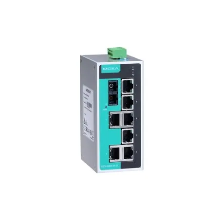 Moxa EDS-208A EDS-208A Series 8-port Compact Unmanaged Ethernet Switches — Controllo e HMI