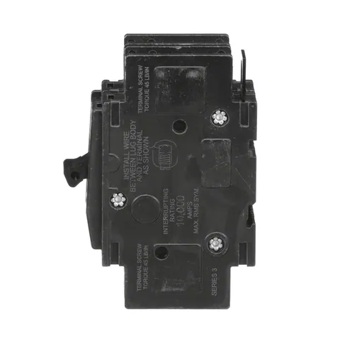 Schneider Electric QOU220 QOU Miniature Circuit Breaker, 20A, 2 Pole, 120/240VAC, 10kA — General Accessories