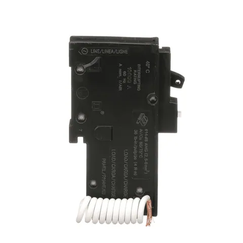 Schneider Electric HOM120CAFI Mini circuit breaker, Homeline, 20A, 1 pole, 120VAC, 10kA AIR, combo arc fault, pigtail neutral, plug in, UL — General Accessories