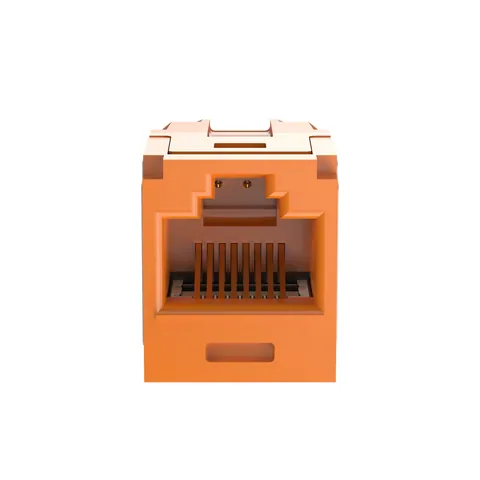 Panduit CC6X88OR UTP RJ45 Coupler Module Cat 6A, Orange — Industrial Cables & Wires