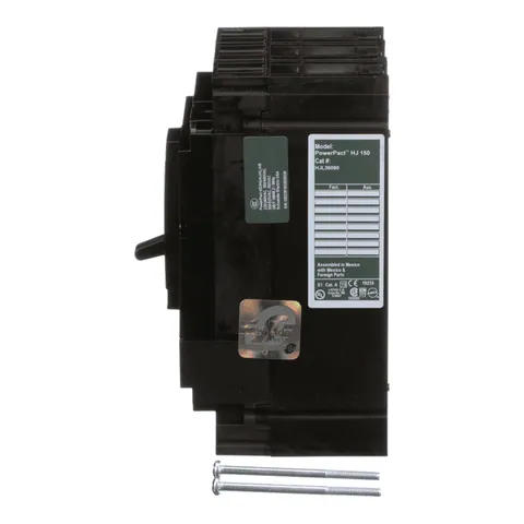 Schneider Electric HJL36080 Circuit breaker, PowerPacT H, 80A, 3 pole, 600VAC, 25kA, lugs, thermal magnetic, 80% — Accessori generali