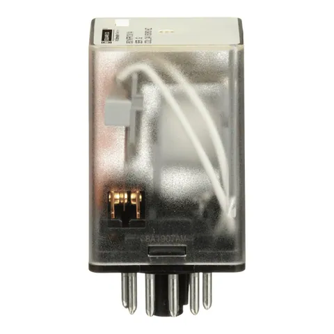 Schneider Electric 8501KPR13V14 Plug in relay, Type KP, tubular, 1 HP at 277 VAC, 10A resistive at 120 VAC, 11 pin, 3PDT, 3 NO, 3 NC, 24 VAC coil — General Accessories