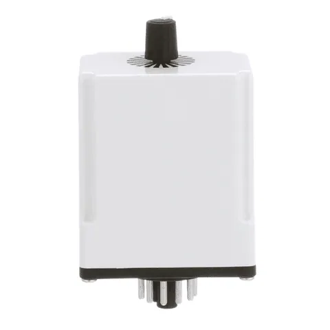 Schneider Electric 9050JCK29V20 Timing Relay, Type JCK, plug In, off delay, adjustable time, 1.2 to 120 minutes, 10A, 240 VAC, 120 VAC/110 VDC — General Accessories
