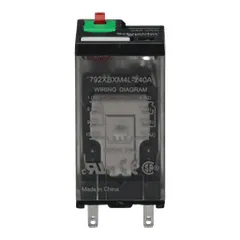 Schneider Electric 792XBXM4L-240A Power relay, SE Relays, DPDT, 12A, 240 VAC, cover with locking push button and LED — Akcesoria ogólne