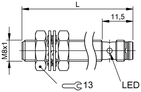 Balluff BES013K Cylindrical version — Proximity & Inductive Sensors