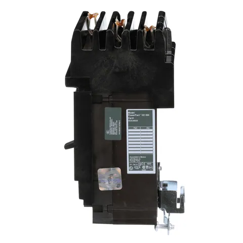 Schneider Electric HDA36020 PowerPacT H-Frame Circuit Breaker, 20A, 3 Pole, 600VAC, 14kA, I-Line, Thermal Magnetic, 80%, ABC — Accessori generali