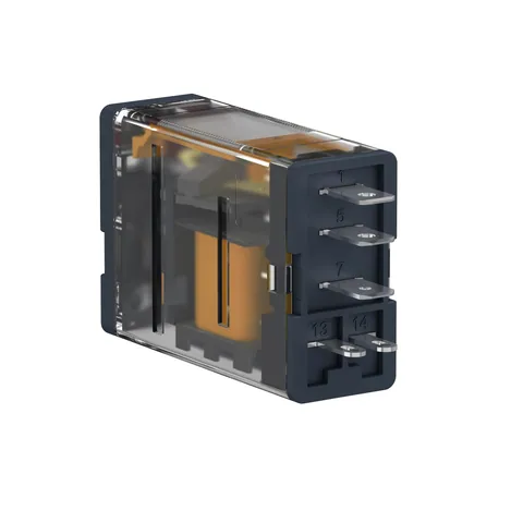 Schneider Electric RPM11E7 Power Plug-in Relay, 15A, 1CO, Lockable Test Button, 48V AC — Contactores y relés