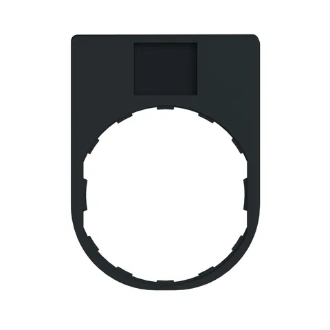 Schneider Electric ZBY2101 Legend holder, Harmony XB4, Legend holder 30 x 40mm, plastic, with legend 8x27mm, unmarked — Accessories