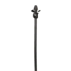 Panduit PLWP1M-D30 Wing Push Mount Cable Tie, Black, High Heat PA6.6, 4.3"L, 18lb