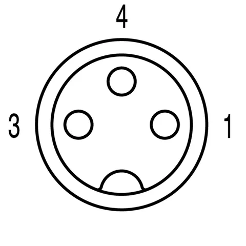 Weidmuller 1927350500 M8 Connector Cable, 3 Poles, 5m — Industriekabel & Leitungen