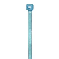 Panduit PLT2I-M76 Pan-Ty® PLT2I-M76 Cable Tie, Aqua, Tefzel, UV, High Heat, 8"L, 30lb, PK1000 — Connectors & Plugs