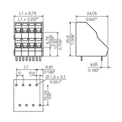 Weidmuller 1764820000 LM2NZF 5.08/06/135 3.5SN OR BX — Accessori generali