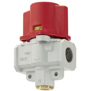 SMC VHS50-F10B VHS20/30/40/50, Pressure Relief Valve, 3-Port, w/Locking Holes (Single Action), VHS50-F10B — Akcesoria ogólne
