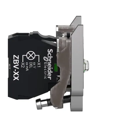 Schneider Electric ZB4BV18B1 White Flashing Light Block Assembly, Harmony XB4 — General Accessories