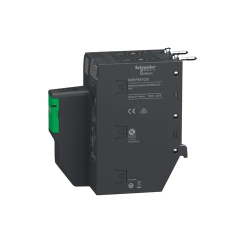 Schneider Electric BMEP581020H Standalone Processor Module, Modicon M580, 4MB RAM, Supports 61 Ethernet Devices, 4 Local I/O Racks — Controllo e HMI