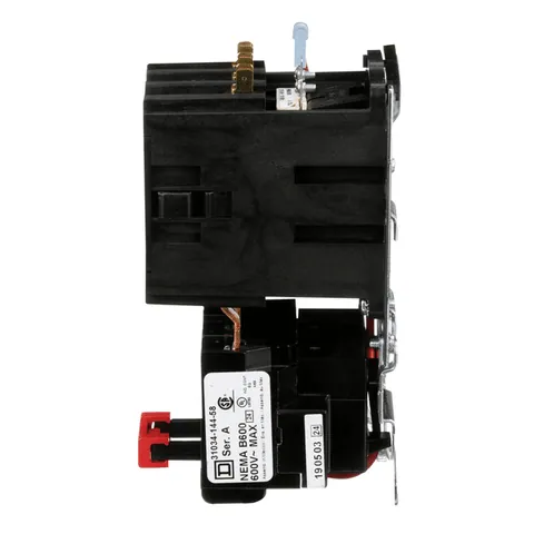 Schneider Electric 8911DPSO53V02 NEMA starter, Definite Purpose, 50A, 30HP at 600VAC, 3 phase, 3 pole, melting alloy, 120VAC coil, open — Accesorios generales