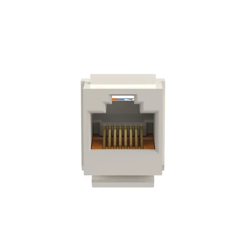 Panduit NK5E88MWHY NetKey Cat 5e Leadframe Jack, White — Accesorios generales