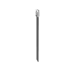 Panduit MLTFC4S-CP316 Pan-Steel® MLTFC4S-CP316 Cable Tie, PET Coated SS 316, Black, Standard, 4" Dia. — Connectors & Plugs