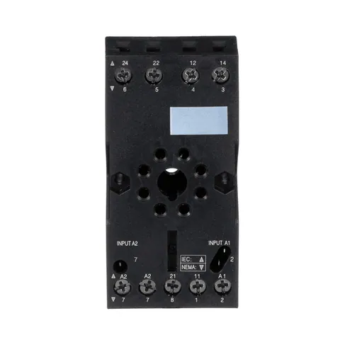 Schneider Electric RUZC2M Zelio, plugin relay socket, mixed contact, 10 A, 250 V, octal connector, for RUMC2 relays — Connectors & Plugs