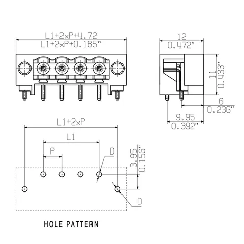 Weidmuller 1877500000 PCB Plug-in Connector SL-SMT 5.08HC/08/270FH 3.2SN BK BX — Accesorios generales