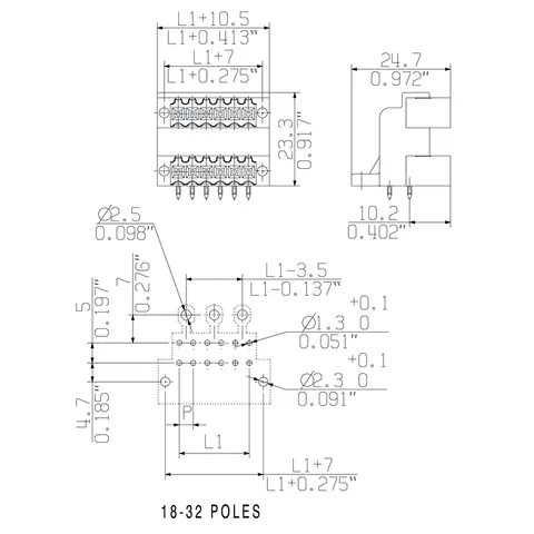 Weidmuller 1633920000 PCB Plug-in Connector SLD 3.50/26/90F 3.2SN OR BX — Accessori generali