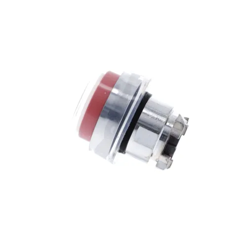 Schneider Electric ZB4BP4 Head for non illuminated push button, Harmony XB4, metal, projecting, red, 22mm, spring return, booted, unmarked — Control & HMI