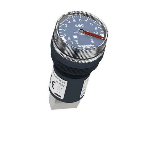 Schneider Electric XB5DTGM2 Analog Timer, Harmony XB5, 22mm Diameter, Time Delay 0.5-10s, 100-240V AC/DC — Allgemeines Zubehör