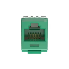 Panduit NKP5E88MGR NetKey Cat 5e Punchdown Jack, Green — Accesorios generales
