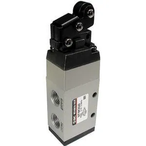 SMC VFM350-02-08 VFM300, 5 Port Mechanical Valve with Rubber Seal, Metric — Process & Flow Control Valves